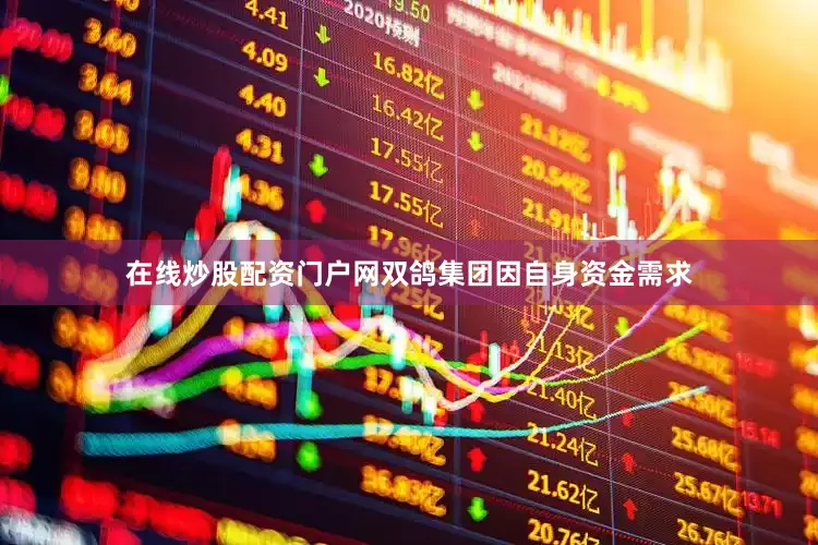 在线炒股配资门户网双鸽集团因自身资金需求
